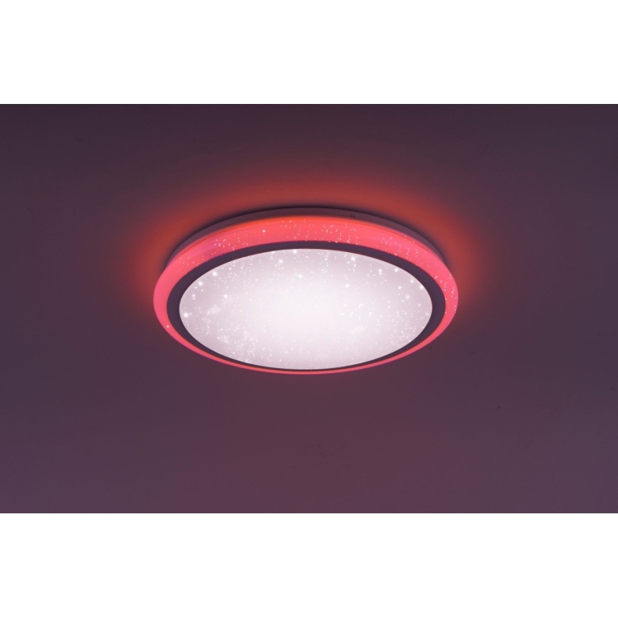 Leuchten Direkt 15220-16 - LED RGB Stmievateľné stropné svietidlo LUISA LED/28W/230V + diaľkové ovládánie