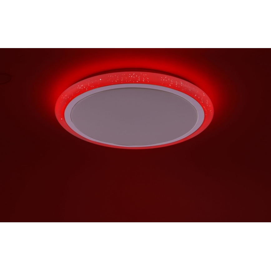 Leuchten Direkt 15230-16 - LED RGB Stmievateľné stropné svietidlo LUISA LED/42W/230V 3000-6400K + diaľkové ovládánie