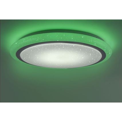 Leuchten Direkt 15230-16 - LED RGB Stmievateľné stropné svietidlo LUISA LED/42W/230V 3000-6400K + diaľkové ovládánie