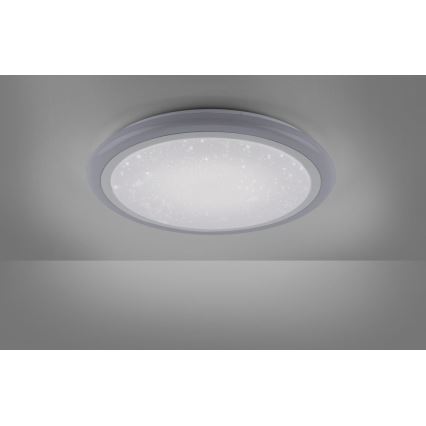 Leuchten Direkt 15230-16 - LED RGB Stmievateľné stropné svietidlo LUISA LED/42W/230V 3000-6400K + diaľkové ovládánie