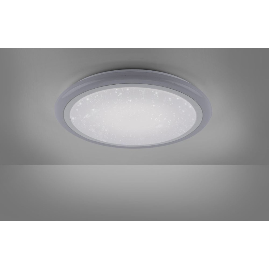 Leuchten Direkt 15230-16 - LED RGB Stmievateľné stropné svietidlo LUISA LED/42W/230V 3000-6400K + diaľkové ovládánie