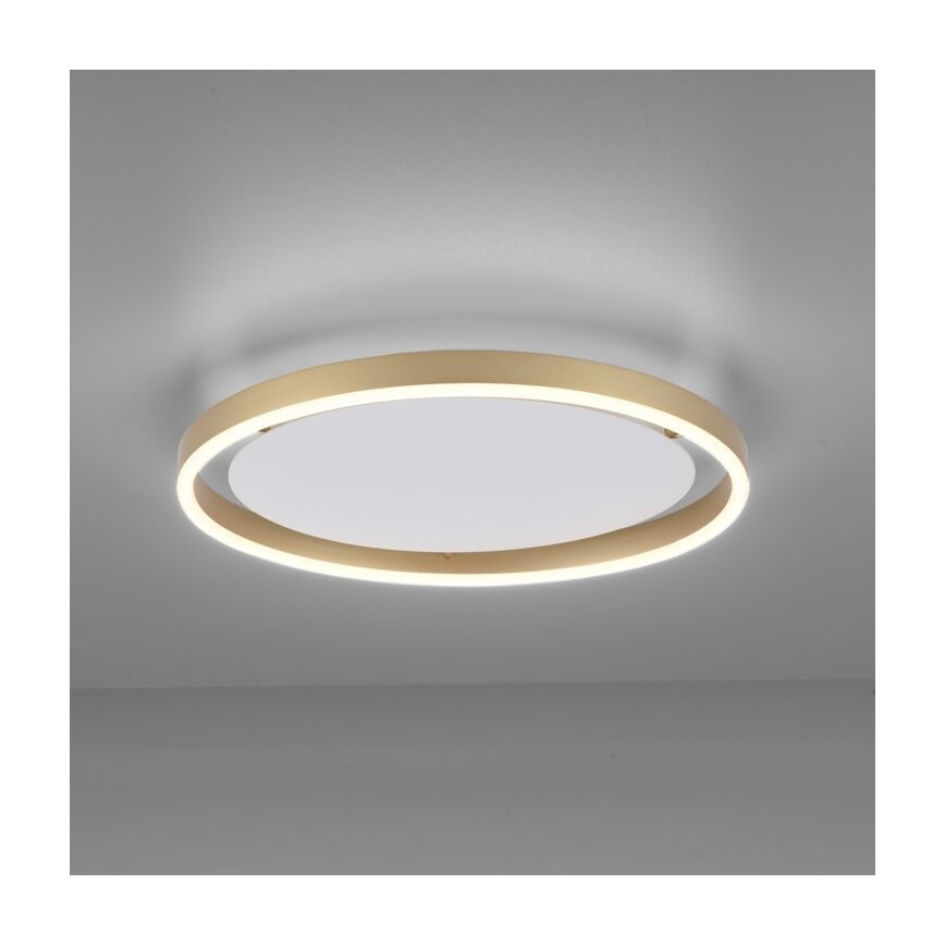Leuchten Direkt 15392-60 - LED Stmievateľné stropné svietidlo RITUS LED/30W/230V  mosadz