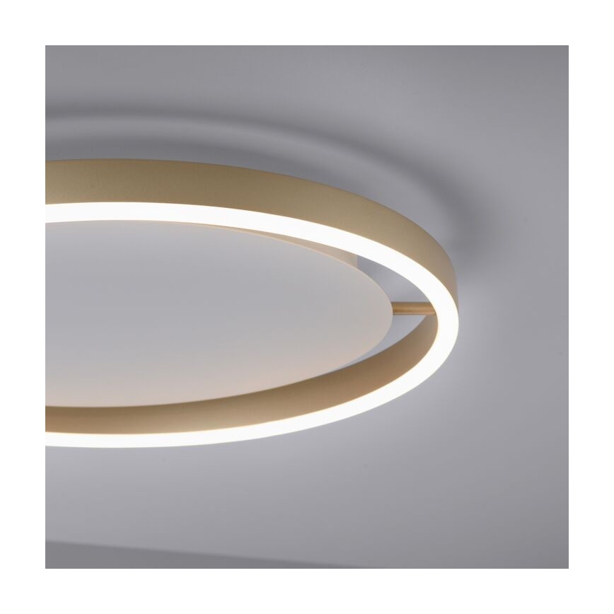Leuchten Direkt 15392-60 - LED Stmievateľné stropné svietidlo RITUS LED/30W/230V  mosadz
