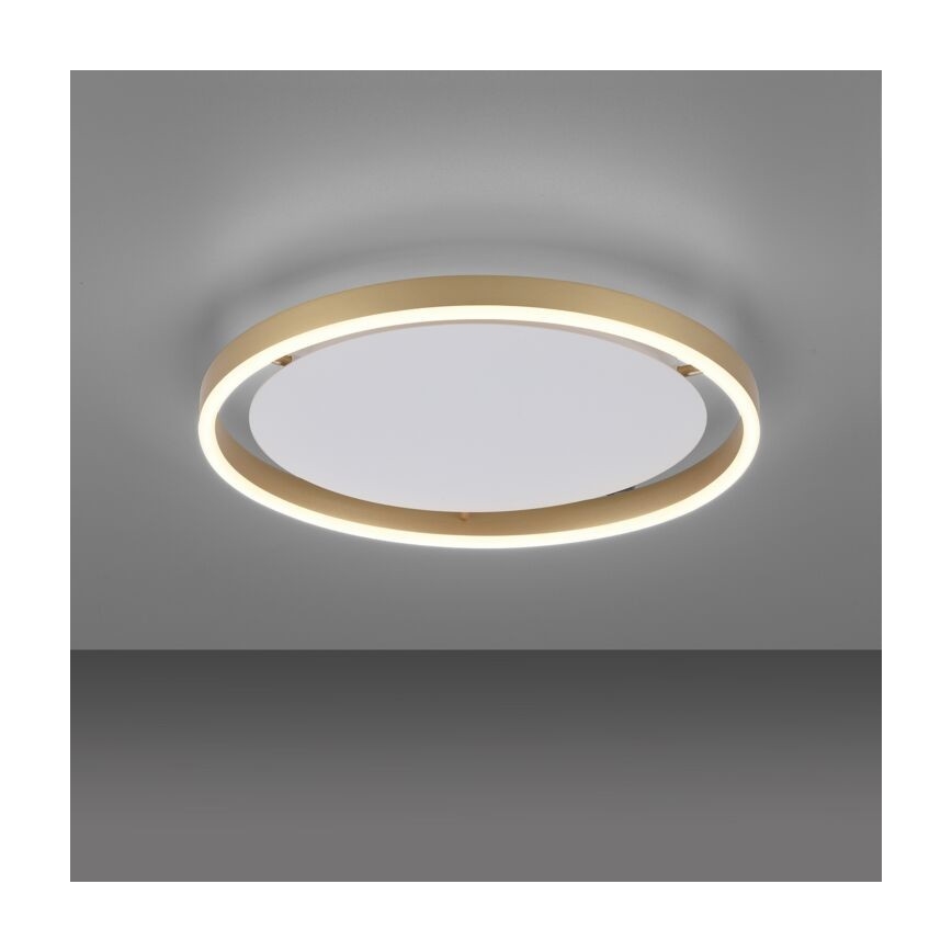 Leuchten Direkt 15392-60 - LED Stmievateľné stropné svietidlo RITUS LED/30W/230V  mosadz