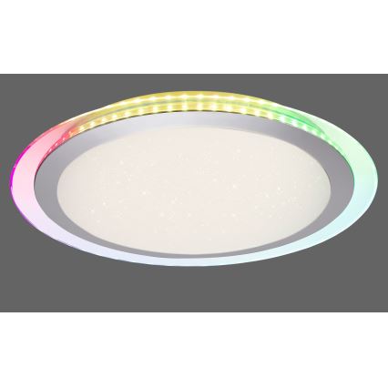 Leuchten Direkt 15411-21- LED RGB Stmievateľné stropné svietidlo CYBA LED/26W/230V + diaľkové ovládanie