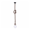 Leuchten Direkt 15481-18 - Luster na lanku ROPE 1xE27/60W/230V