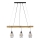Leuchten Direkt 15526-79 - Luster na lanku SPRING 3xE27/40W/230V eukalyptus
