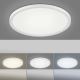 Leuchten Direkt 15571-16 - LED Stmievateľné stropné svietidlo FLAT LED/23,5W/230V 2700-5000K + diaľkové ovládanie