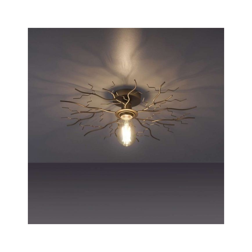 Leuchten Direkt 15638-60 - Prisadený luster LIMB 1xE27/40W/230V mosadz
