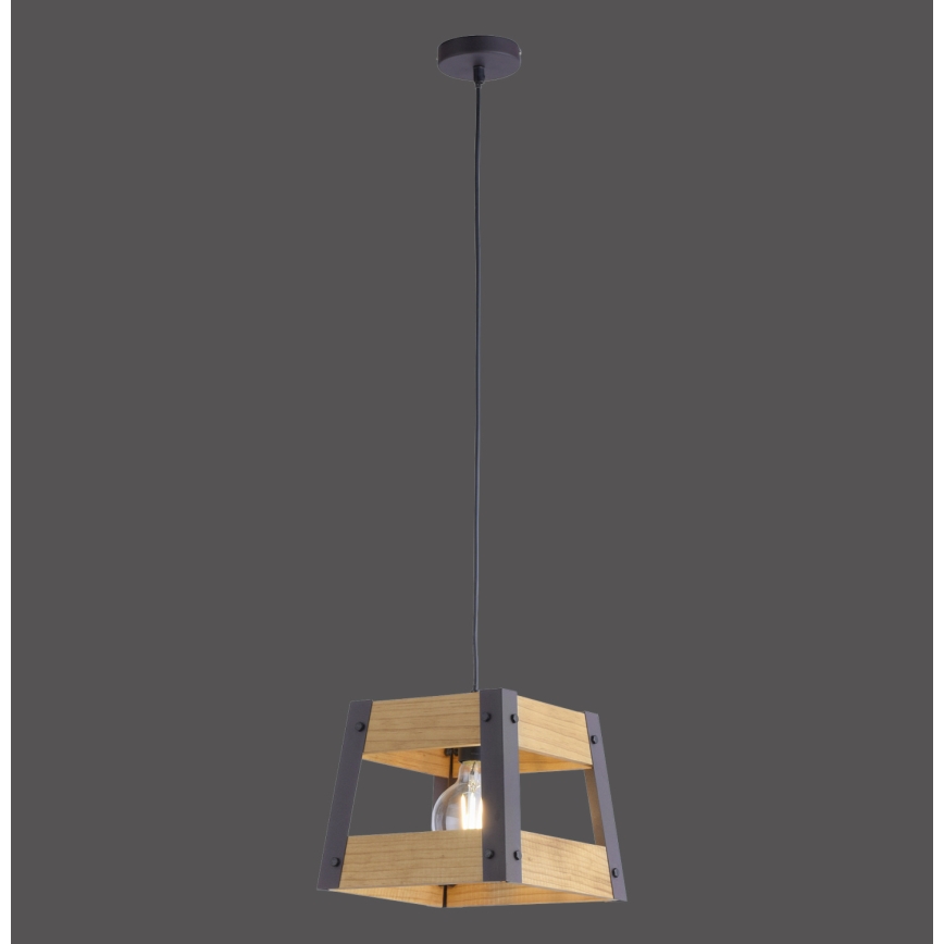 Leuchten Direkt 15720-79 - Luster na lanku CRATE 1xE27/60W/230V