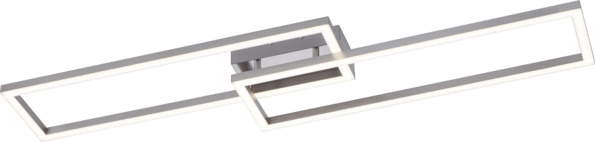 Leuchten Direkt 16430-55 - LED RGBW stmievateľné stropné svietidlo MAXI 2xLED/18W/230V 2700-5000K matný chróm + diaľkové ovládanie