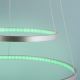 Leuchten Direkt 18460-55 - LED RGB Luster na lanku CIRCLE LED/22,5W/230V + LED/16W + diaľkové ovládanie