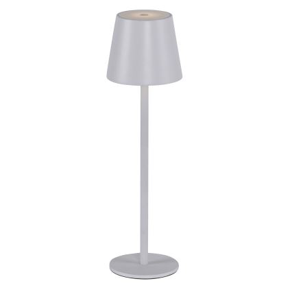 Leuchten Direkt 19250-16 - LED Vonkajšia stmievateľná nabíjacia stolná lampa EURIA LED/3W/5V IP54 biela