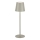 Leuchten Direkt 19250-40 - LED Vonkajšia stmievateľná nabíjacia stolná lampa EURIA LED/3W/5V 2600 mAh IP54 šedá