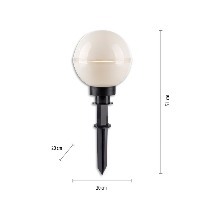 Leuchten Direkt 19322-16-2 - SADA 2x Vonkajšia lampa 1xE27/40W/230V pr. 20 cm IP44