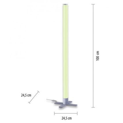 Leuchten Direkt 19902-21 - LED RGB Stmievateľná lampa RINGO LED/10W/230V + diaľkové ovládanie