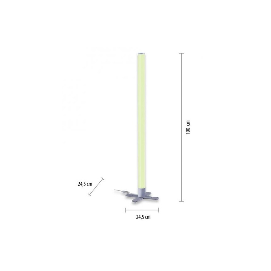 Leuchten Direkt 19902-21 - LED RGB Stmievateľná lampa RINGO LED/10W/230V + diaľkové ovládanie