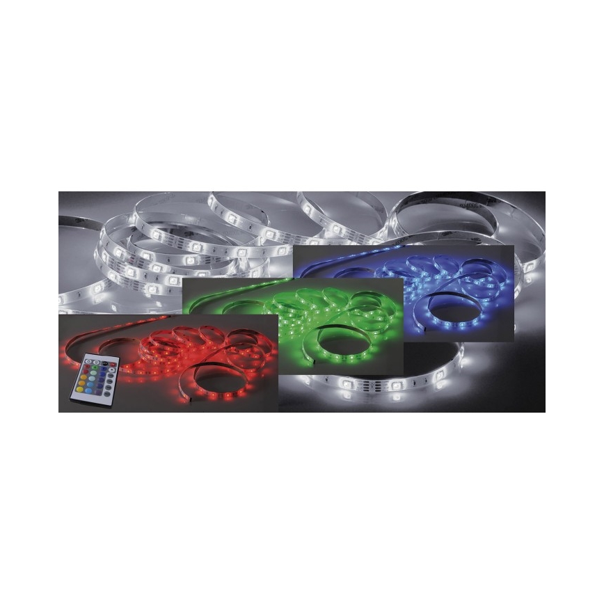 Leuchten Direkt 81219-70-LED RGB Stmievateľný pásik TEANIA 10m LED/24W/12/230V+ diaľkové ovládanie