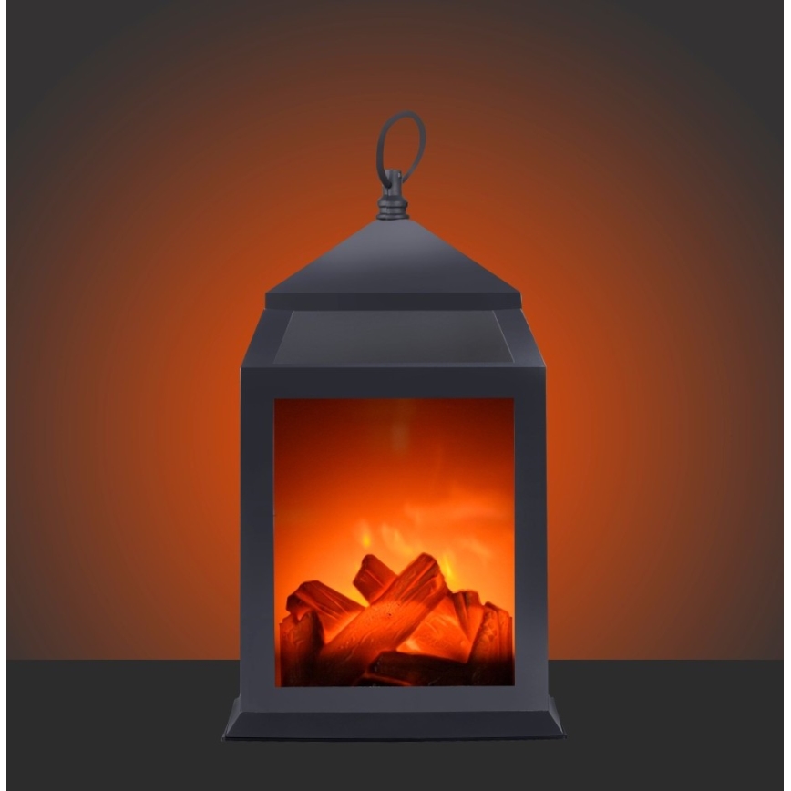 Leuchten Direkt 86220-18 - LED Dekoračná lucerna CHIMNEY LED/0,6W/3xAAA