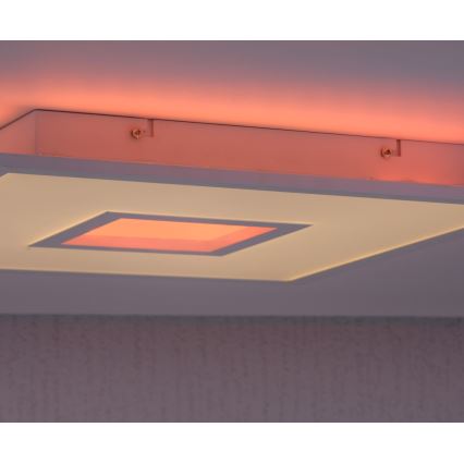 Leuchten Direkt 11645-16 - LED RGB Stmievateľné stropné svietidlo RECESS LED/22,5W/230V + LED/5W + diaľkové ovládanie
