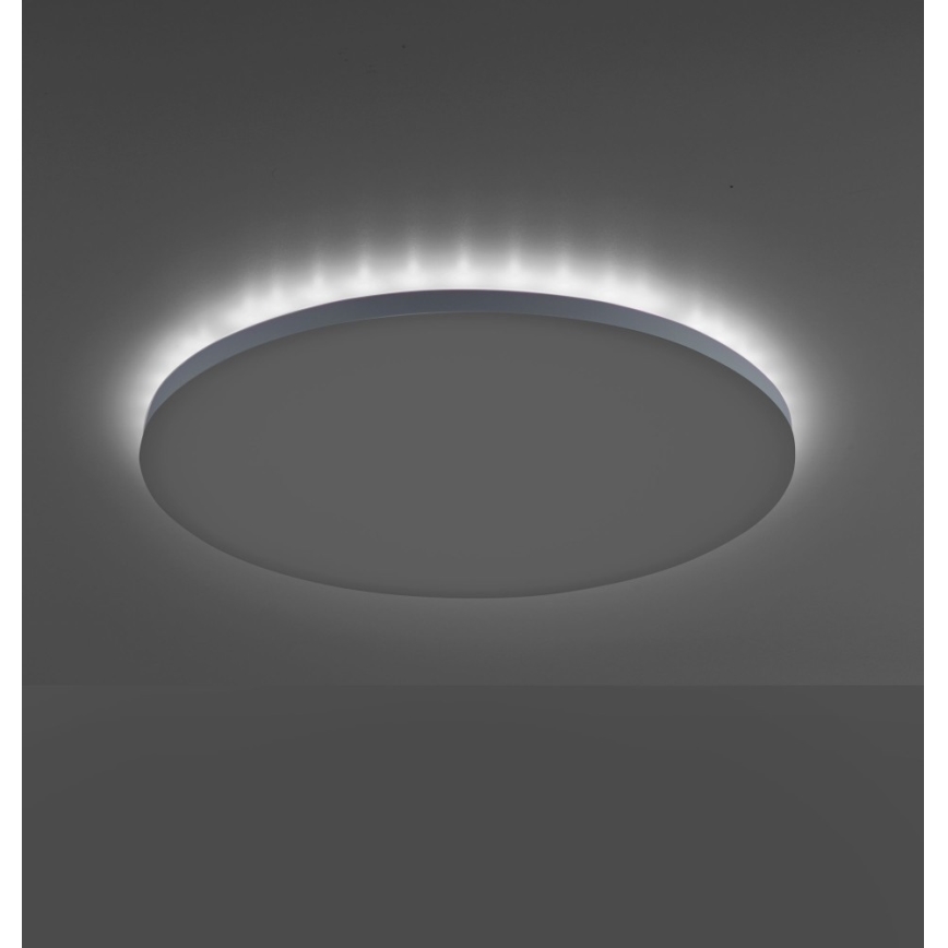 Leuchten Direkt 15602-16 - LED RGBW Stmievateľné stropné svietidlo GUSTAV LED/20,3W/230V +LED/1,8W 2700-5000K + diaľkové ovládanie