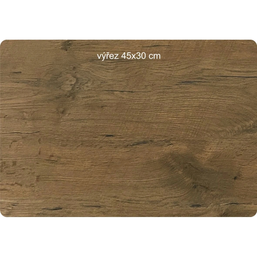 Li-Go 23592/DUB2 - LED Stmievateľná stolová dekorácia LED/12W/230V 20x22 cm dub/Jeleň a laň