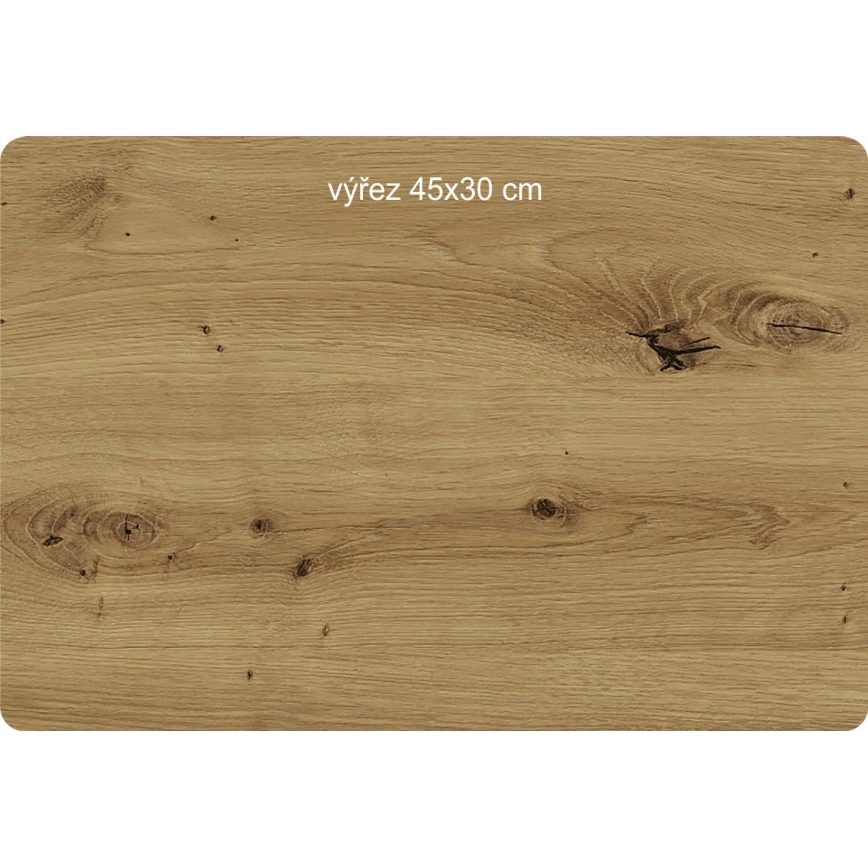 Li-Go 23628/DUB3 - Nástenné hodiny LED/1xAA pr. 32 cm svetlý dub/Kruh