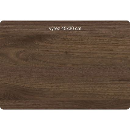 Li-Go 23654 - Stmievateľná LED stolová dekorácia LED/12W/230V 20x22 cm orech/machové zátišie