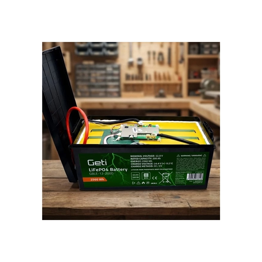 LiFePO4 batéria 12,8 V / 200 Ah