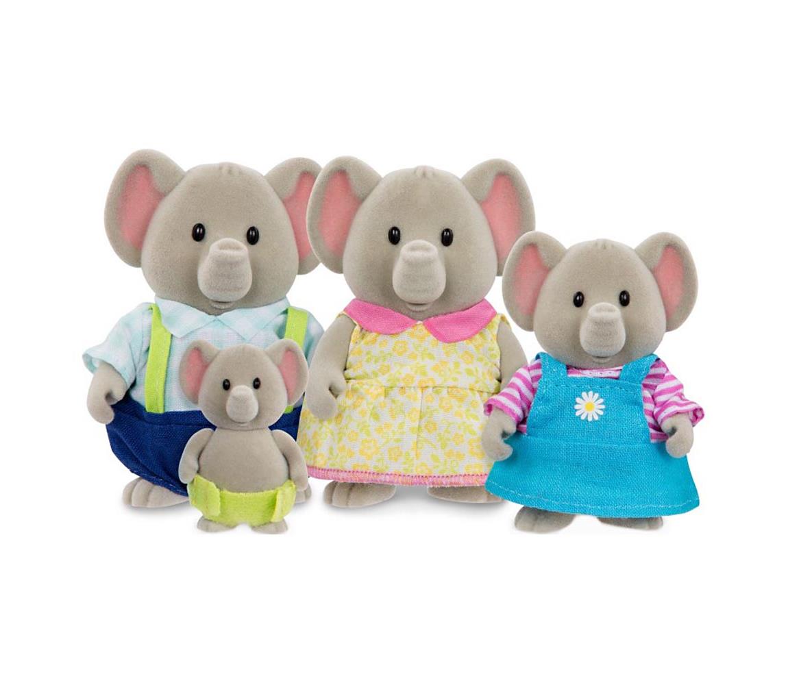 Li'l Woodzeez - Set postavičiek OLIPHANT rodina slonov WZ6582DLW