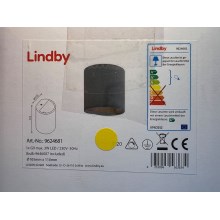 Lindby - LED Nástenné svietidlo EDVIN 1xG9/3W/230V betón