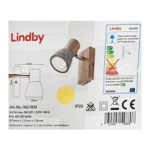 Lindby - LED Nástenné svietidlo FILIZ 1xE14/5W/230V