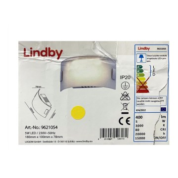 Lindby - LED Nástenné svietidlo GISELA LED/5W/230V