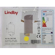 Lindby - LED Nástenné svietidlo JENKE 2xLED/2,5W/230V sadra