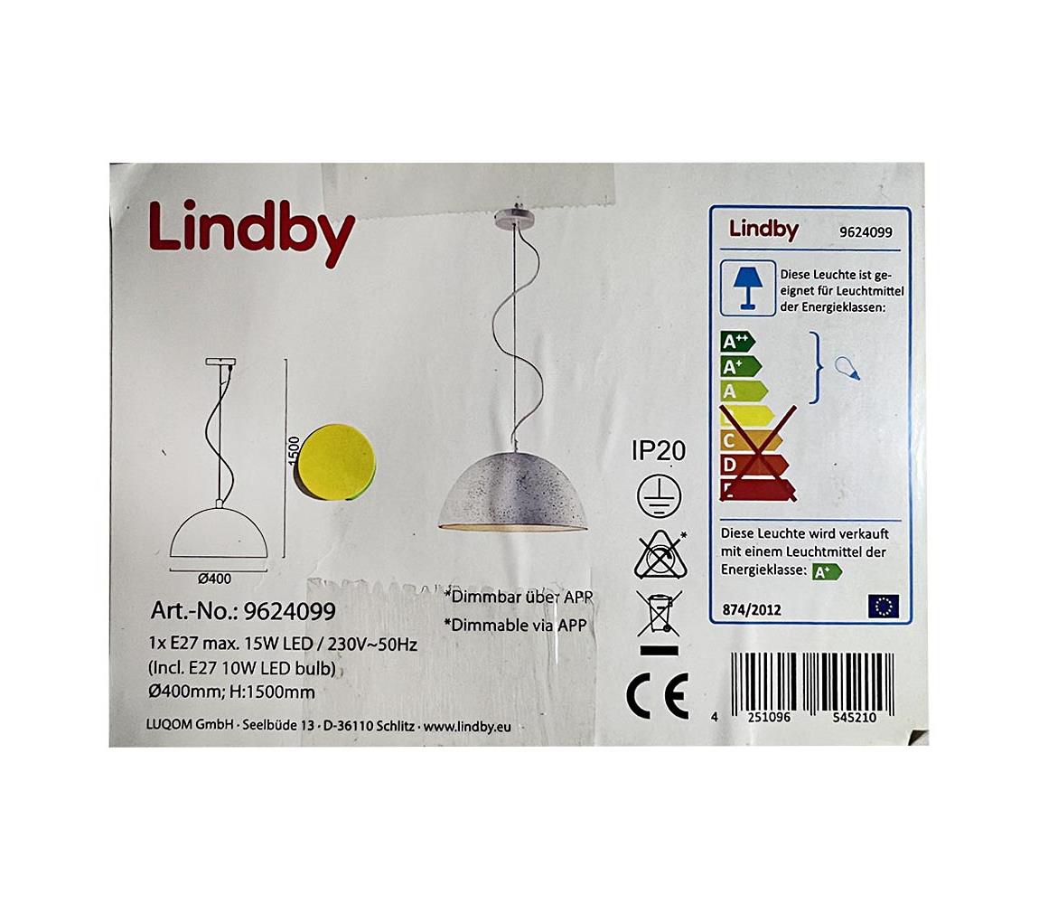Lindby Lindby - LED RGB Stmievateľný luster na lanku CAROLLE LED/10W/230V
