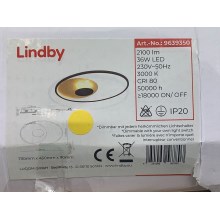 Lindby - LED Stmievateľné stropné svietidlo FEIVAL LED/36W/230V