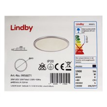 Lindby - LED Stropné svietidlo LEONTA LED/20W/230V