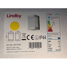 Lindby - LED Vonkajšie nástenné svietidlo SEVERINA LED/7W/230V IP44