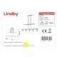 Lindby - Luster na lanku DELIRA 5xE14/40W/230V matný chróm