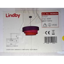 Lindby - Luster na lanku MELIA 3xE27/60W/230V