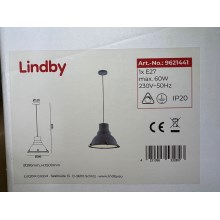 Lindby - Luster na lanku PERCIVAL 1xE27/60W/230V