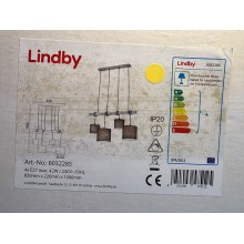 Lindby - Luster na lanku RUKAIA 4xE27/42W/230V