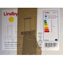 Lindby - Luster na lanku WATAN 4xE14/28W/230V