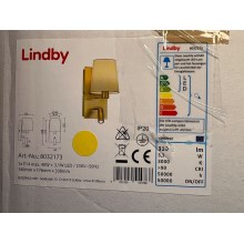 Lindby - Nástenná lampa AIDEN 1xE14/40W/230V + LED/3,1W/230V