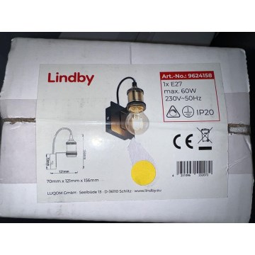 Lindby - Nástenná lampa AURELLA 1xE27/60W/230V