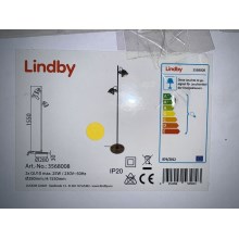 Lindby - Stojacia lampa SHILA 2xGU10/25W/230V