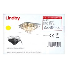 Lindby - Stropné svietidlo ANNIKA 5xE14/40W/230V
