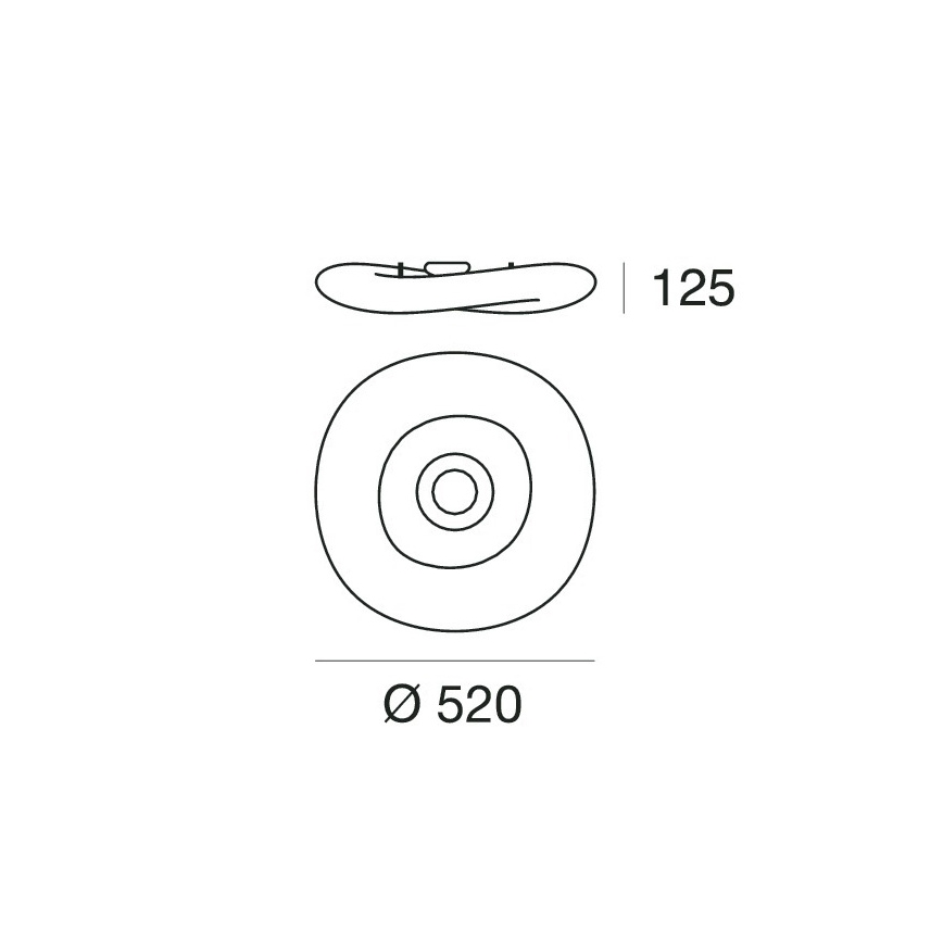 Linea Light 8006 - LED Stropné svietidlo MR.MAGOO 1xLED/23W/230V