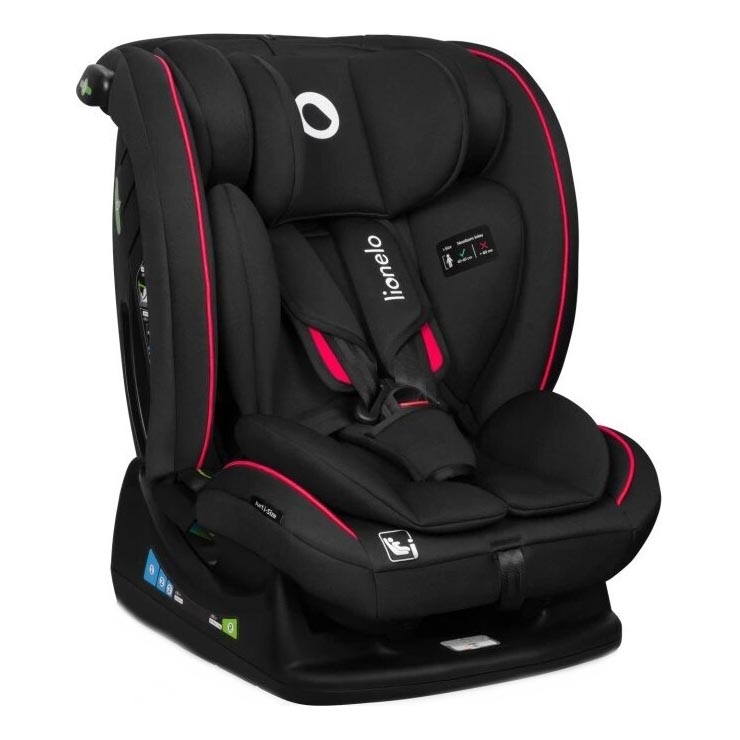 Lionelo - Autosedačka AART i-Size 40-150 cm čierna/červená