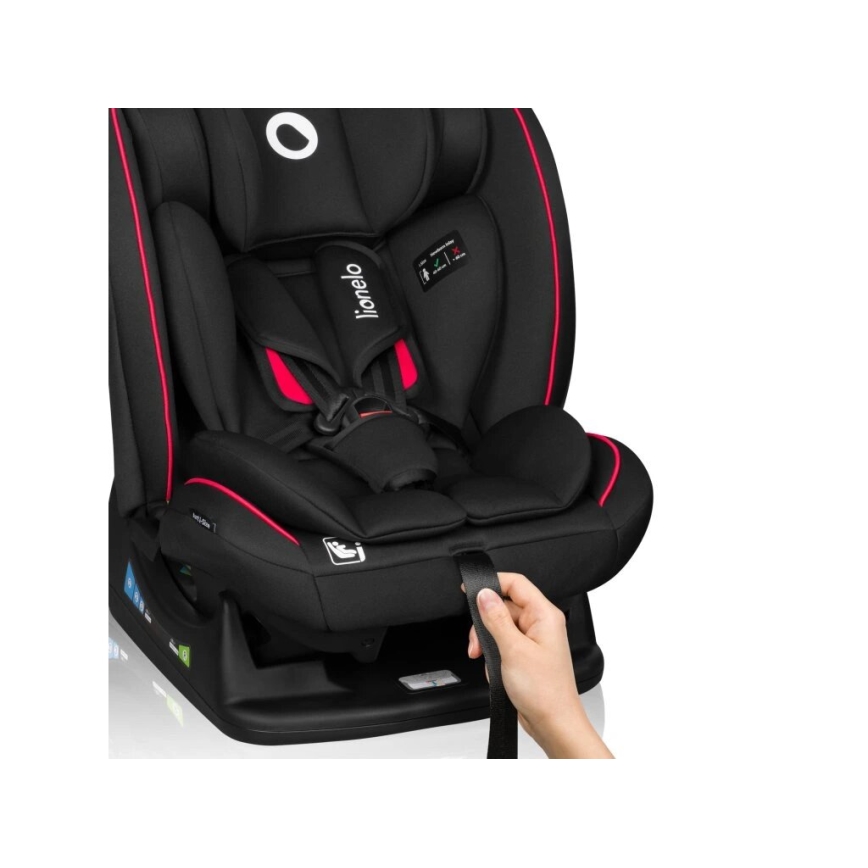 Lionelo - Autosedačka AART i-Size 40-150 cm čierna/červená